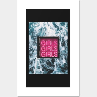 Girls Girls Girls Dorm Decor Posters and Art